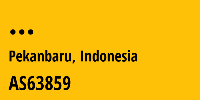 Информация о провайдере Authorize-Advertise-Via-PT.-Eka-Mas-Republik AS63859 PT. Eka Mas Republik: все IP-адреса, network, все айпи-подсети
