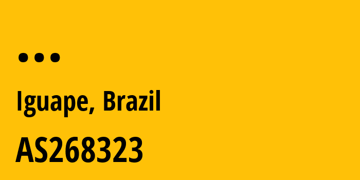Информация о провайдере AZZA-TELECOM-SERVIÇOS-EM-TELECOMUNICAÇÕES-LTDA AS268323 AZZA TELECOM SERVIÇOS EM TELECOMUNICAÇÕES LTDA: все IP-адреса, network, все айпи-подсети