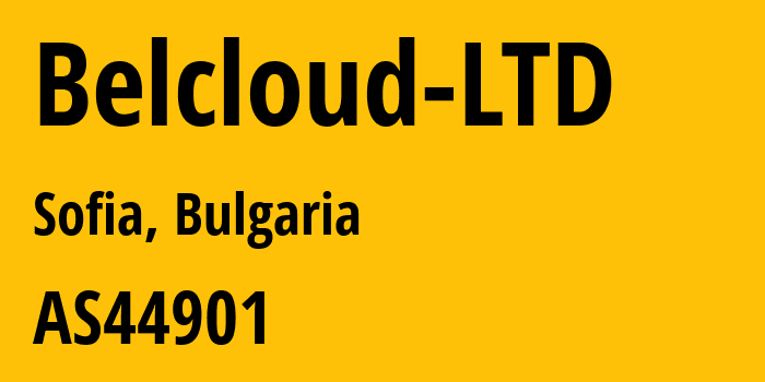 Информация о провайдере Belcloud-LTD AS44901 Belcloud LTD: все IP-адреса, network, все айпи-подсети