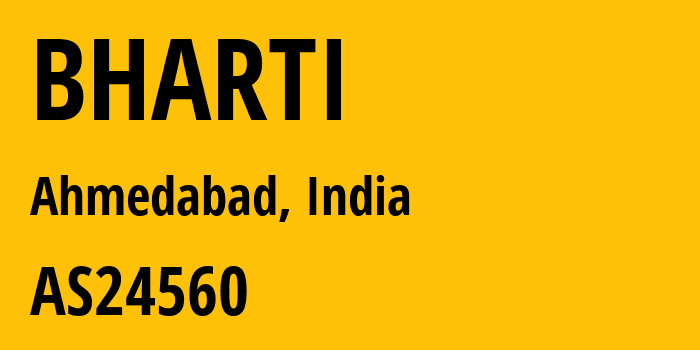 Информация о провайдере BHARTI AS24560 Bharti Airtel Ltd., Telemedia Services: все IP-адреса, network, все айпи-подсети