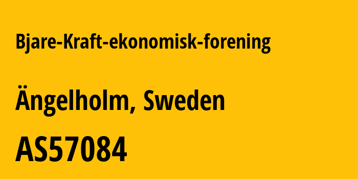 Информация о провайдере Bjare-Kraft-ekonomisk-forening AS57084 Bjare Kraft ekonomisk forening: все IP-адреса, network, все айпи-подсети