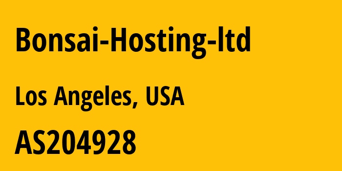 Информация о провайдере Bonsai-Hosting-ltd AS204928 Bonsai Hosting ltd: все IP-адреса, network, все айпи-подсети