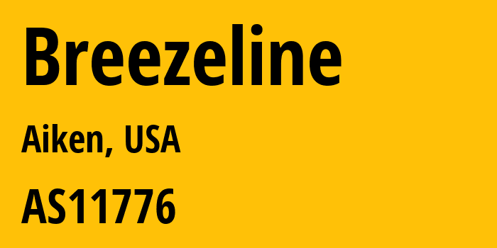 Информация о провайдере Breezeline AS11776 Breezeline: все IP-адреса, network, все айпи-подсети