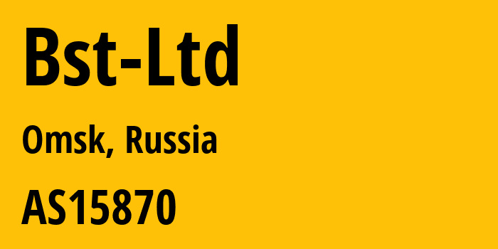 Информация о провайдере Bst-Ltd AS15870 Bst Ltd.: все IP-адреса, network, все айпи-подсети