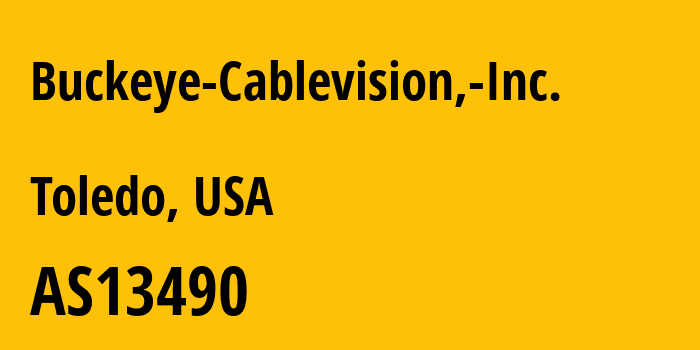 Информация о провайдере Buckeye-Cablevision,-Inc. AS13490 Buckeye Cablevision, Inc.: все IP-адреса, network, все айпи-подсети