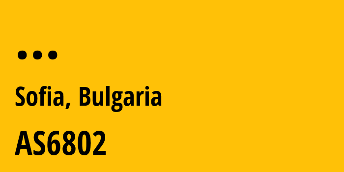Информация о провайдере Bulgarian-Research-and-Education-Network-Association AS6802 Bulgarian Research and Education Network Association (BREN): все IP-адреса, network, все айпи-подсети