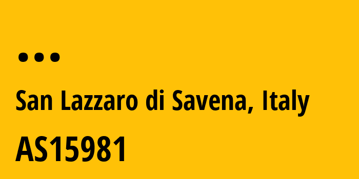 Информация о провайдере C.S.E.-Consorzio-Servizi-Bancari-Soc.-Cons.-a-r.l AS15981 C.S.E. Consorzio Servizi Bancari Soc. Cons. a r.l.: все IP-адреса, network, все айпи-подсети