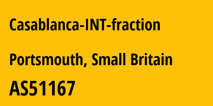 Информация о провайдере Casablanca-INT-fraction AS51167 Contabo GmbH: все IP-адреса, network, все айпи-подсети