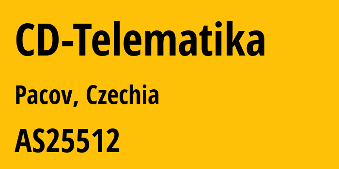 Информация о провайдере CD-Telematika AS25512 CD-Telematika a.s.: все IP-адреса, network, все айпи-подсети