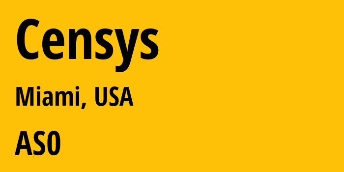 Информация о провайдере Censys AS398324 Censys, Inc.: все IP-адреса, network, все айпи-подсети