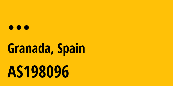 Информация о провайдере Centro-Informatico-Cientifico-de-Andalucia---CICA AS198096 Junta de Andalucia: все IP-адреса, network, все айпи-подсети