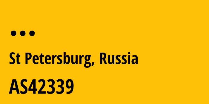 Информация о провайдере Chaika-Telecom-Petersburg-Limited-Company AS42339 Chaika Telecom Petersburg Limited Company: все IP-адреса, network, все айпи-подсети