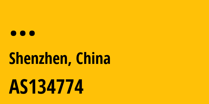 Информация о провайдере CHINANET-Guangdong-province-Shenzhen-MAN-network AS134774 CHINANET Guangdong province Shenzhen MAN network: все IP-адреса, network, все айпи-подсети