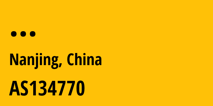 Информация о провайдере CHINANET-Jiangsu-province-Suzhou-taihu-IDC-network AS134770 CHINANET Jiangsu province Suzhou taihu IDC network: все IP-адреса, network, все айпи-подсети