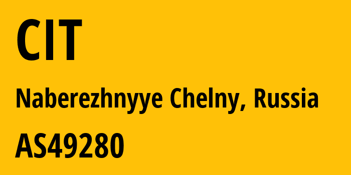 Информация о провайдере CIT AS49280 Ruslan Saifullin: все IP-адреса, network, все айпи-подсети