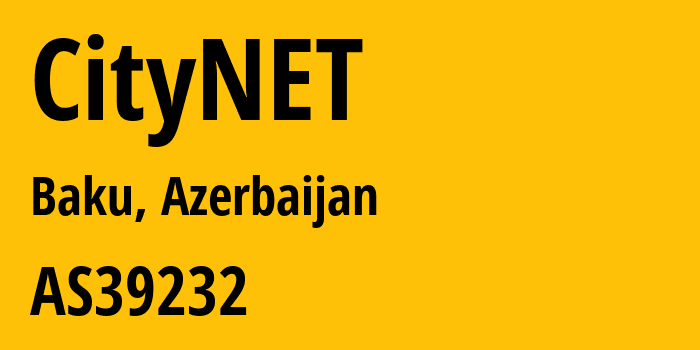 Информация о провайдере CityNET AS39232 Uninet LLC: все IP-адреса, network, все айпи-подсети