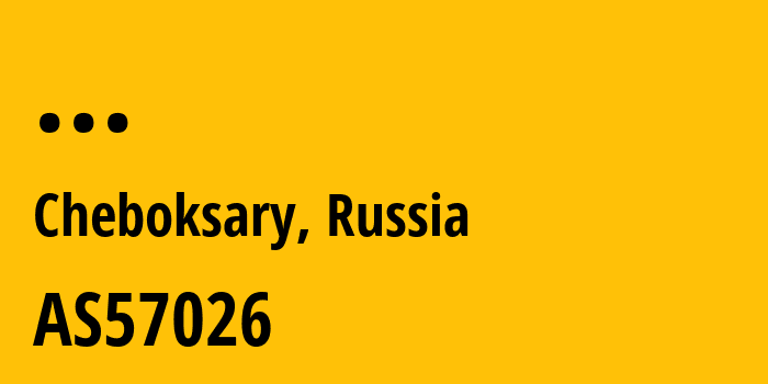 Информация о провайдере CJSC-ER-Telecom-Holding-Cheboksary-branch AS57026 JSC ER-Telecom Holding: все IP-адреса, network, все айпи-подсети