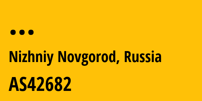 Информация о провайдере CJSC-ER-Telecom-Holding-Nizhny-Novgorod-branch AS42682 JSC ER-Telecom Holding: все IP-адреса, network, все айпи-подсети