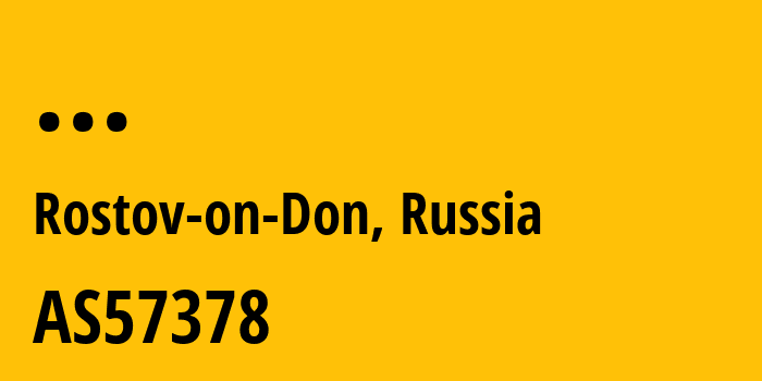 Информация о провайдере CJSC-ER-Telecom-Holding-Rostov-na-Donu-branch AS57378 JSC ER-Telecom Holding: все IP-адреса, network, все айпи-подсети