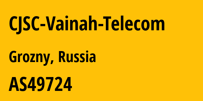 Информация о провайдере CJSC-Vainah-Telecom AS49724 JSC Vainah Telecom: все IP-адреса, network, все айпи-подсети