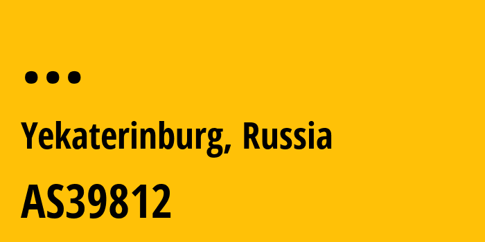 Информация о провайдере Closed-Joint-Stock-Company-Radiotelephone AS39812 Closed Joint Stock Company Radiotelephone: все IP-адреса, network, все айпи-подсети