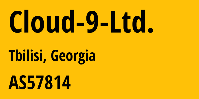 Информация о провайдере Cloud-9-Ltd. AS57814 Cloud 9 Ltd.: все IP-адреса, network, все айпи-подсети