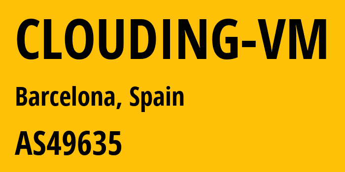 Информация о провайдере CLOUDING-VM AS49635 CLOUDI NEXTGEN SL: все IP-адреса, network, все айпи-подсети