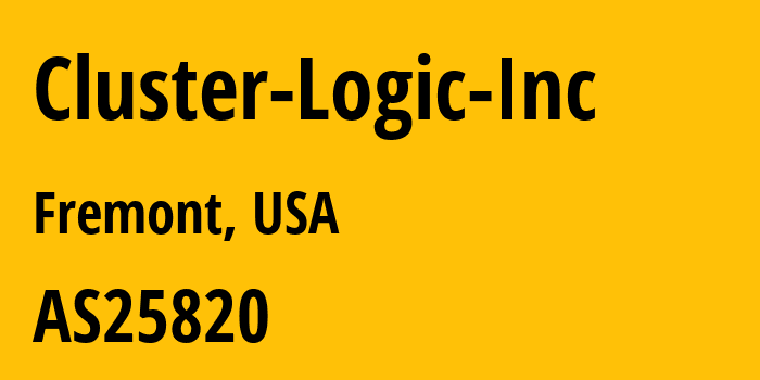 Информация о провайдере Cluster-Logic-Inc AS25820 IT7 Networks Inc: все IP-адреса, network, все айпи-подсети