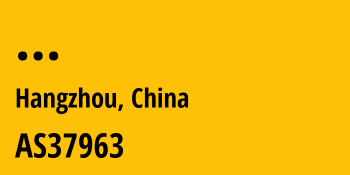 Информация о провайдере CNC-Group-CHINA169-Fujian-Province-Network AS37963 Hangzhou Alibaba Advertising Co.,Ltd.: все IP-адреса, network, все айпи-подсети