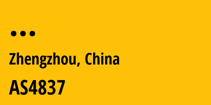 Информация о провайдере CNC-Group-CHINA169-Henan-Province-Network AS4837 CHINA UNICOM China169 Backbone: все IP-адреса, network, все айпи-подсети