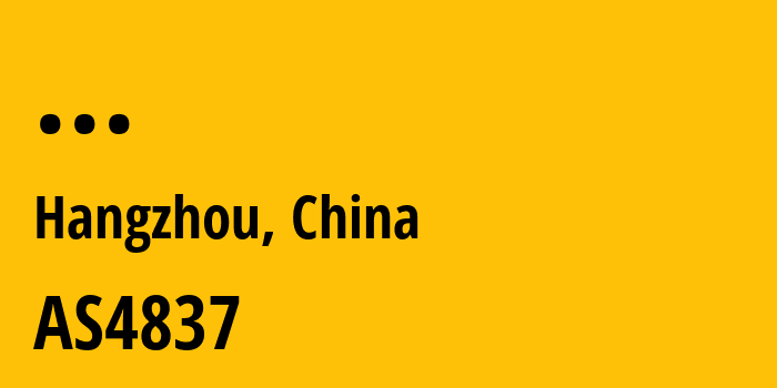 Информация о провайдере CNC-Group-CHINA169-Zhejiang-Province-Network AS4837 CHINA UNICOM China169 Backbone: все IP-адреса, network, все айпи-подсети