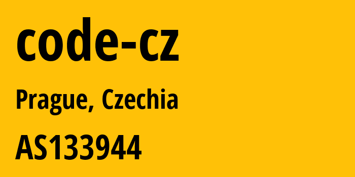 Информация о провайдере code-cz AS133944 trafficforce, UAB: все IP-адреса, network, все айпи-подсети