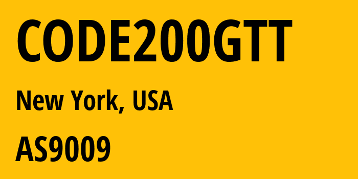 Информация о провайдере CODE200GTT AS9009 M247 Europe SRL: все IP-адреса, network, все айпи-подсети