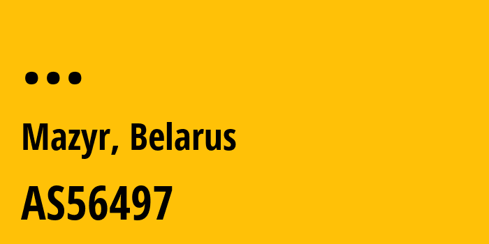 Информация о провайдере Company-with-additional-liability-New-Technologies AS56497 Company with additional liability New Technologies: все IP-адреса, network, все айпи-подсети