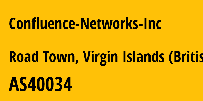 Информация о провайдере Confluence-Networks-Inc AS40034 Confluence Networks Inc: все IP-адреса, network, все айпи-подсети