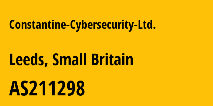 Информация о провайдере Constantine-Cybersecurity-Ltd. AS211298 INTERNET MEASUREMENT: все IP-адреса, network, все айпи-подсети