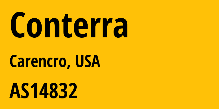 Информация о провайдере Conterra AS32505 Conterra: все IP-адреса, network, все айпи-подсети