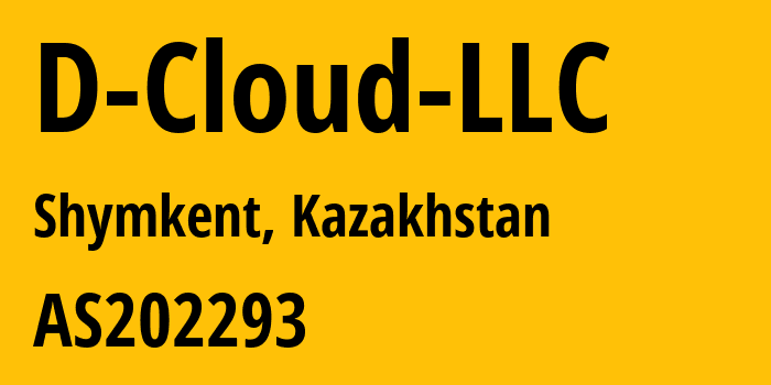 Информация о провайдере D-Cloud-LLC AS202293 D-Cloud LLC: все IP-адреса, network, все айпи-подсети