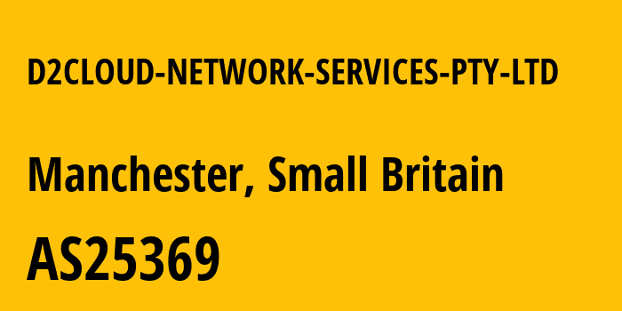 Информация о провайдере D2CLOUD-NETWORK-SERVICES-PTY-LTD AS41033 D2CLOUD NETWORK SERVICES (PTY) LTD: все IP-адреса, network, все айпи-подсети