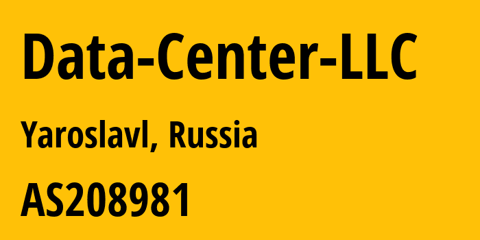 Информация о провайдере Data-Center-LLC AS208981 Data Center LLC: все IP-адреса, network, все айпи-подсети