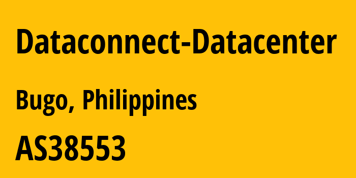 Информация о провайдере Dataconnect-Datacenter AS38553 Dataconnect Network Services Inc.: все IP-адреса, network, все айпи-подсети