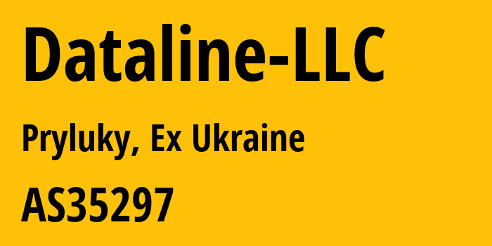 Информация о провайдере Dataline-LLC AS35297 Dataline LLC: все IP-адреса, network, все айпи-подсети