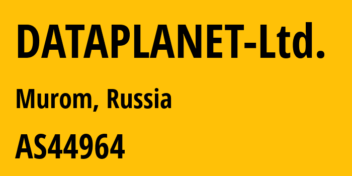 Информация о провайдере DATAPLANET-Ltd. AS44964 DATAPLANET Ltd.: все IP-адреса, network, все айпи-подсети