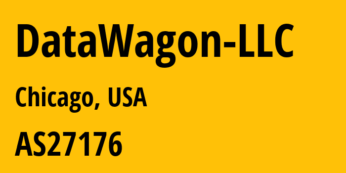 Информация о провайдере DataWagon-LLC AS27176 DataWagon LLC: все IP-адреса, network, все айпи-подсети