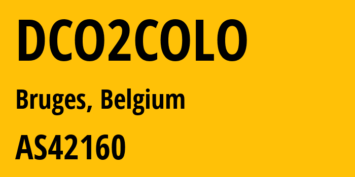 Информация о провайдере DCO2COLO AS42160 DC STAR nv: все IP-адреса, network, все айпи-подсети