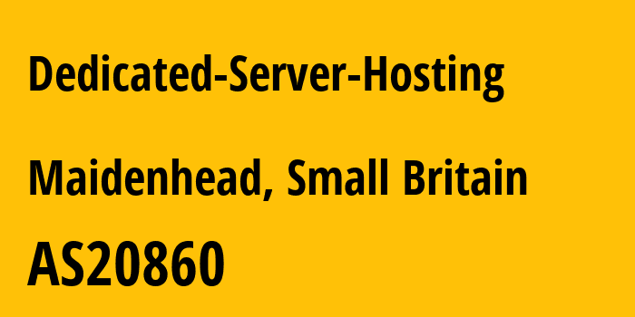 Информация о провайдере Dedicated-Server-Hosting AS20860 IOMART CLOUD SERVICES LIMITED: все IP-адреса, network, все айпи-подсети