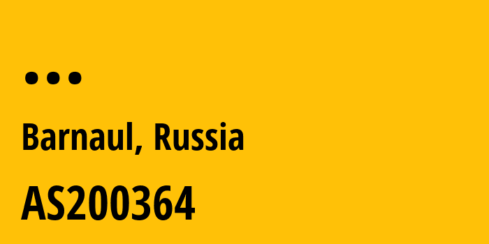 Информация о провайдере Department-of-Press-and-Mass-Media-of-Altay-region AS200364 Department of Press and Mass Media of Altay region: все IP-адреса, network, все айпи-подсети