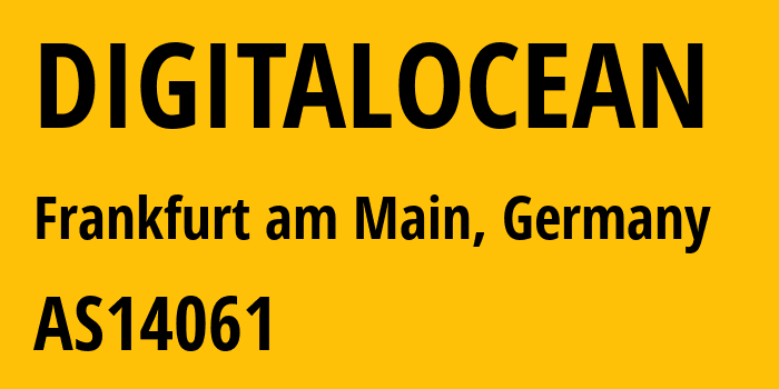 Информация о провайдере DIGITALOCEAN AS14061 DigitalOcean, LLC: все IP-адреса, network, все айпи-подсети