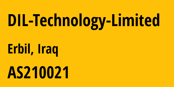 Информация о провайдере DIL-Technology-Limited AS210021 DIL Technology Limited: все IP-адреса, network, все айпи-подсети