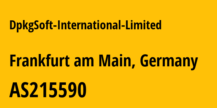 Информация о провайдере DpkgSoft-International-Limited AS215590 DpkgSoft International Limited: все IP-адреса, network, все айпи-подсети